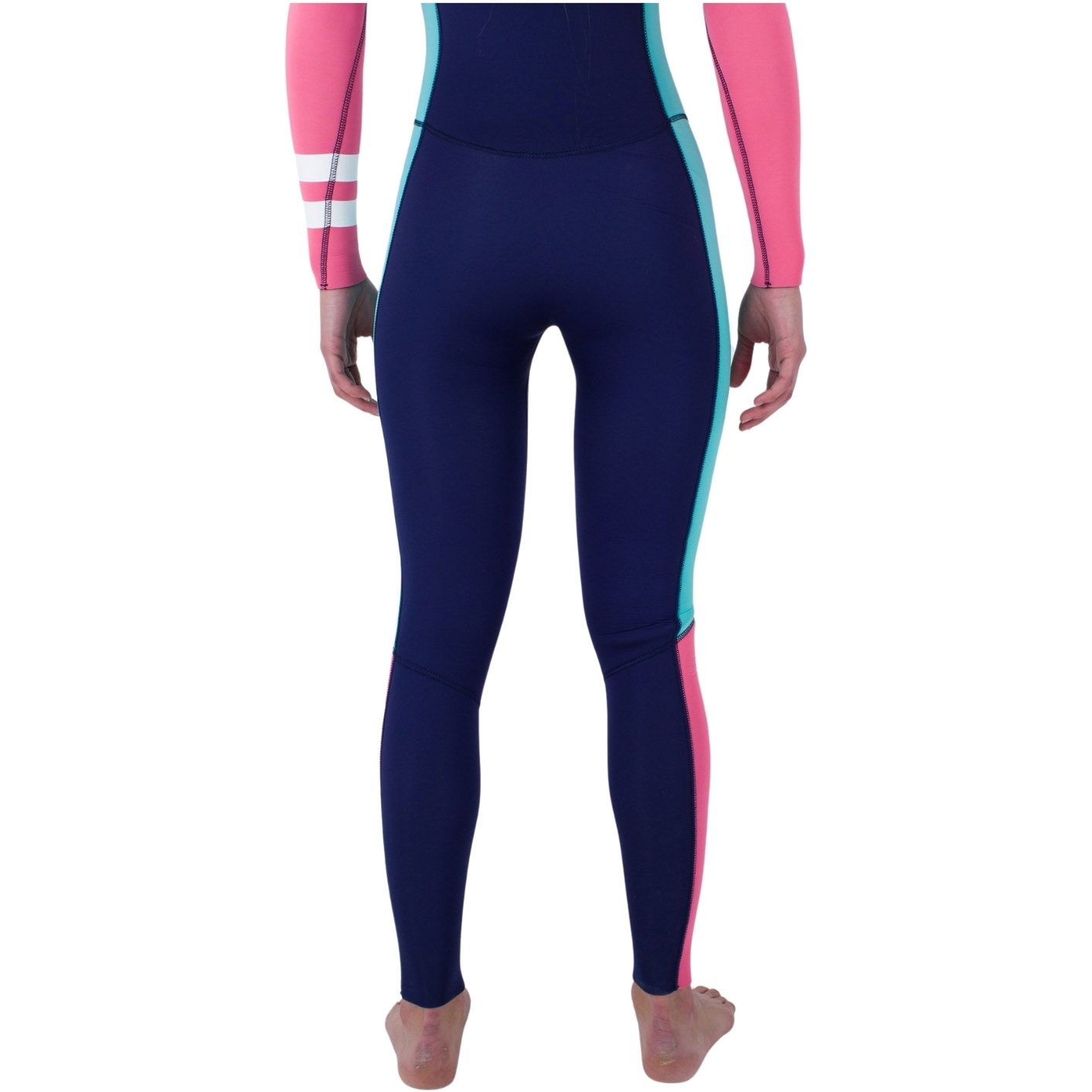 2024 Hurley Dames Advant 4/3mm Borst Ritssluiting Wetsuit WFS0013403 - Flag Blue